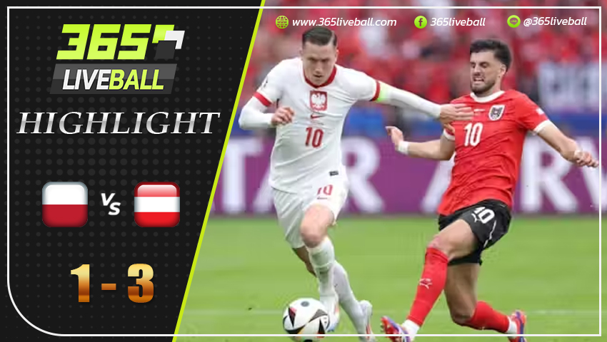 ไฮไลท์ โปแลนด์ พบ ออสเตรีย