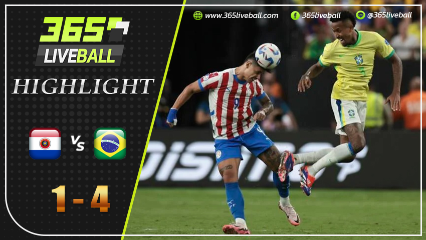 ไฮไลท์ ปารากวัย พบ บราซิล