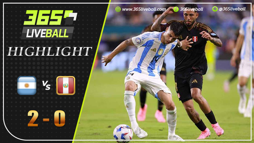 ไฮไลท์ อาร์เจนติน่า พบ เปรู