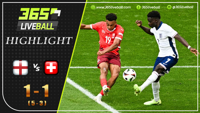 ไฮไลท์ อังกฤษ พบ สวิตเซอร์แลนด์
