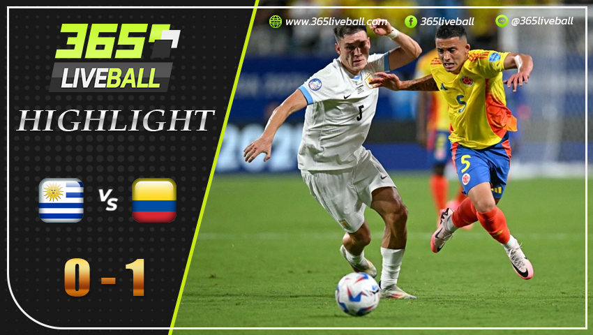 ไฮไลท์ อุรุกวัย พบ โคลัมเบีย