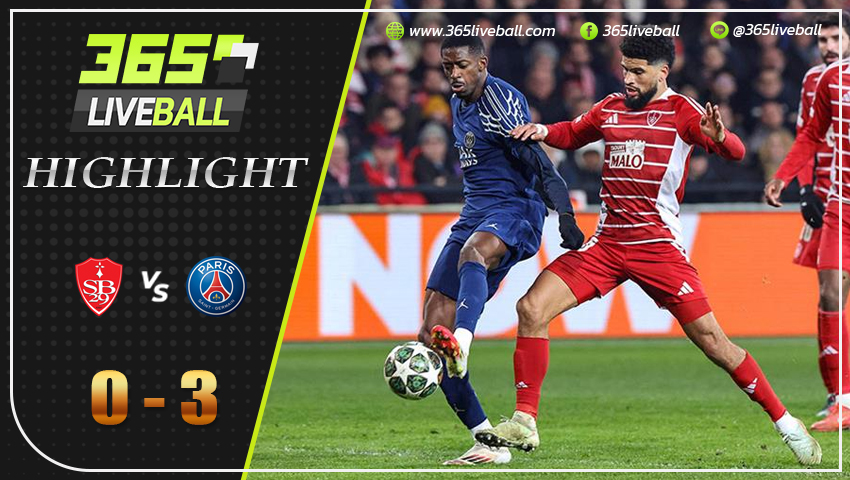 ไฮไลท์ แบรสต์ พบ ปารีส แซงต์ แชร์กแมง