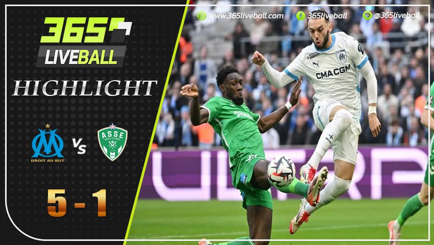 ไฮไลท์ โอลิมปิก มาร์กเซย vs แซงต์ เอเตียน