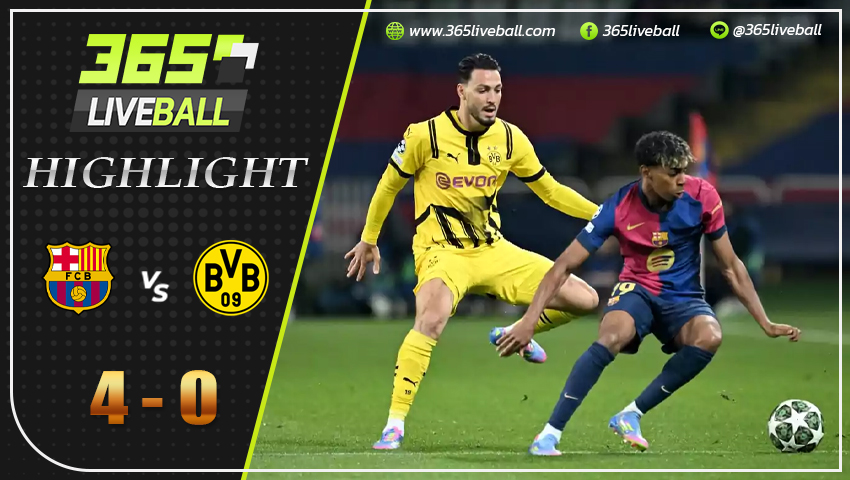 ไฮไลท์ บาร์เซโลน่า vs ดอร์ทมุนด์