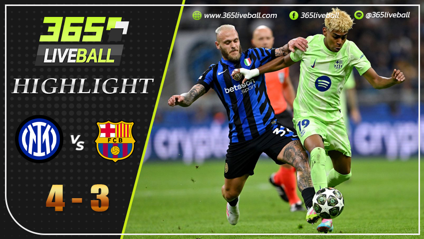 ไฮไลท์ อินเตอร์ มิลาน พบ บาร์เซโลน่า
