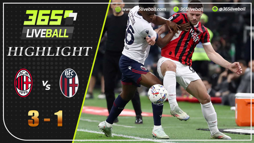 ไฮไลท์ เอซี มิลาน พบ โบโลญญ่า