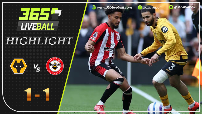 ไฮไลท์ วูล์ฟแฮมป์ตัน vs เบรนท์ฟอร์ด