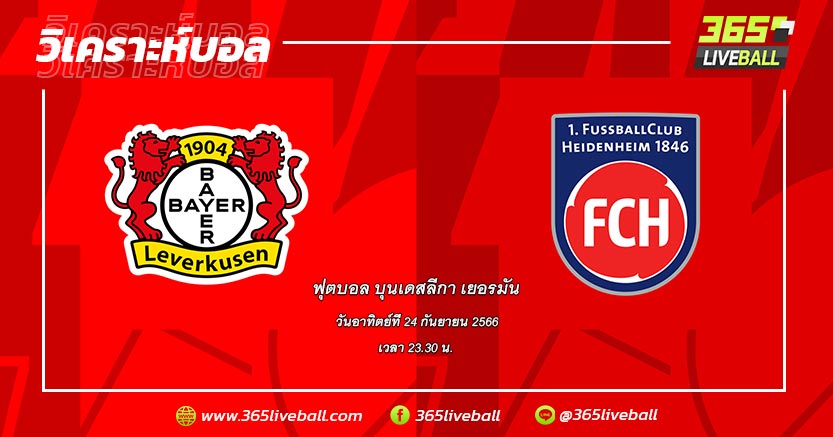 ไบเออร์ เลเวอร์คูเซ่น (6) vs ไฮเดนไฮม์ (13)