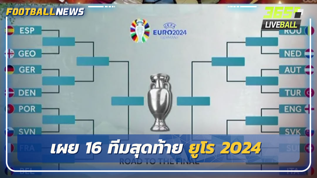 เผย 16 ทีมสุดท้าย ยูโร 2024